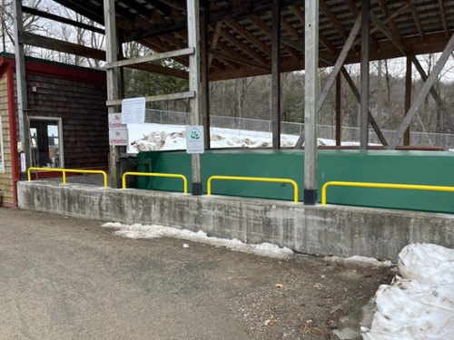 New Safety Railings Installed At Transfer Station!