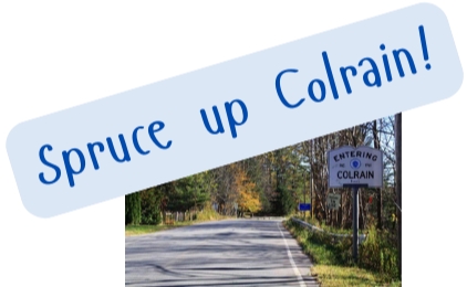 Entering Colrain road sign
